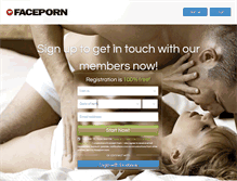 Tablet Screenshot of faceporn.com